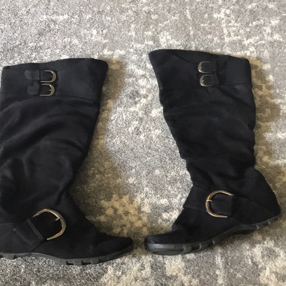 maurices black booties